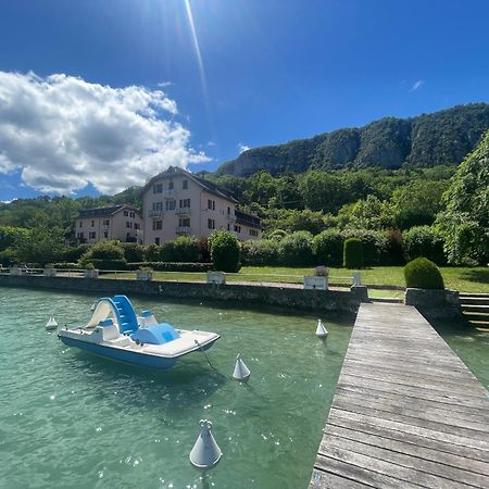 Rare 2 Bedroom With Private Beach On Lake Annecy ดูซาร์ ภายนอก รูปภาพ